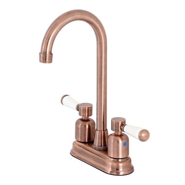 KB849DPLAC Paris Bar Faucet, Antique Copper